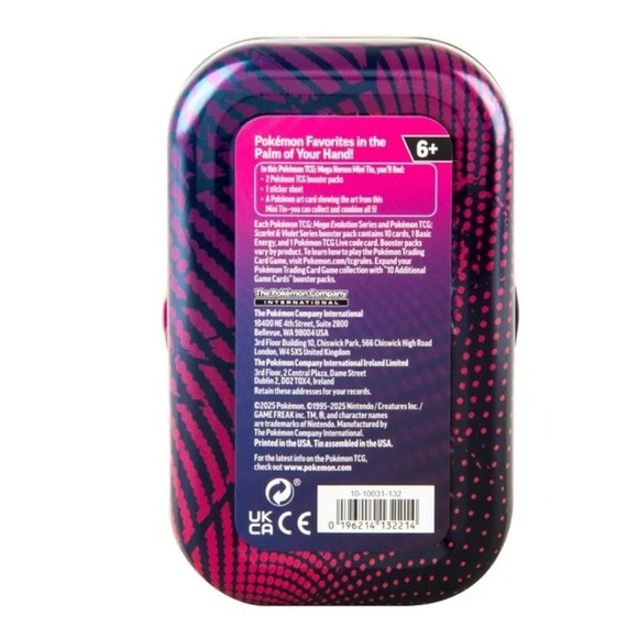 POKEMON MEGA EVOLUTION MEGA HEROES MINI TIN  MEGA LATIAS SET BRAND NEW 2025 - Picture 2 of 4